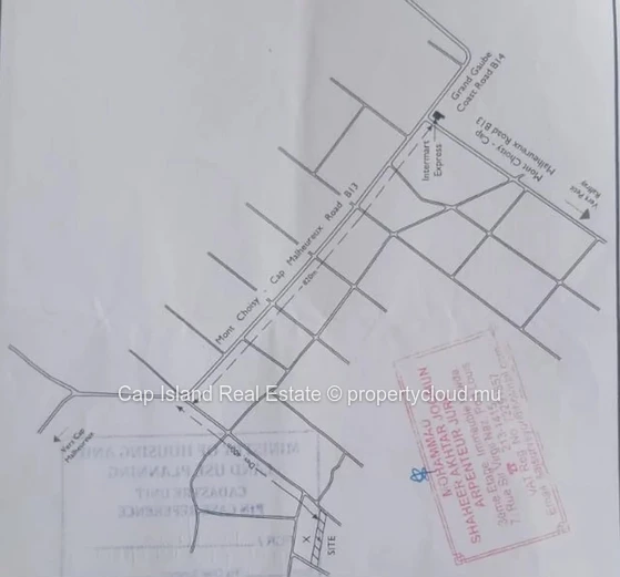 Terrain à vendre – 20 perches, St François / Anse La Raie