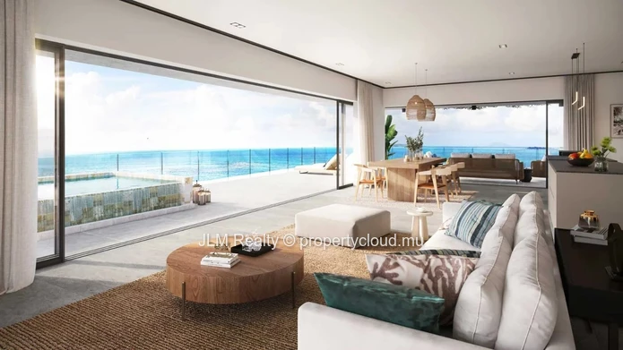 For Sale – Prestigious Penthouse in a Beachfront Residence in Balaclava, Mauritius