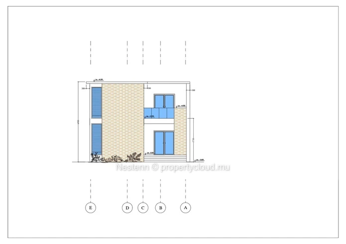New house under construction 