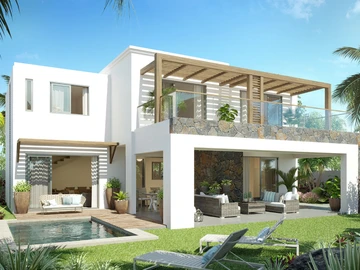 4-bed eco luxury villa close to the beach of la Cambuse. PDS SCHEME