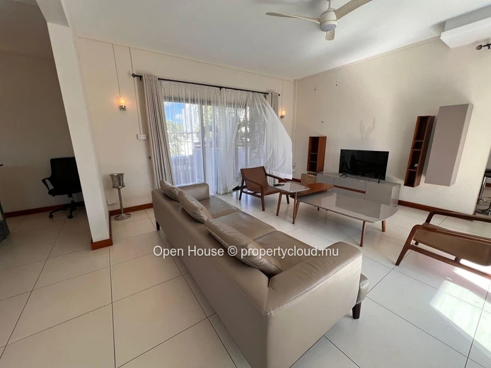 Architect-designed villa in Mon Choisy, featuring 4 bedrooms, 3 bathrooms, 1 office, and a swimming pool.