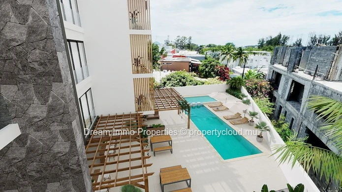 1 minute à pieds de la mer ! Penthouses vue mer & proche mer à Flic en Flac - Ile Maurice