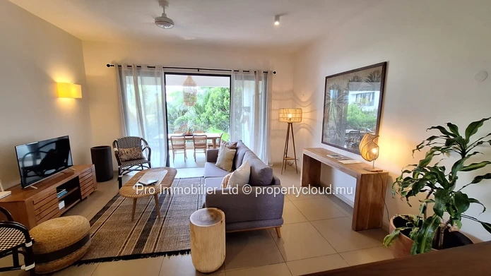 Appartement chaleureux et joliment meublé au premier étage à louer  Azuri Ocean & Golf Village, Roches Noires