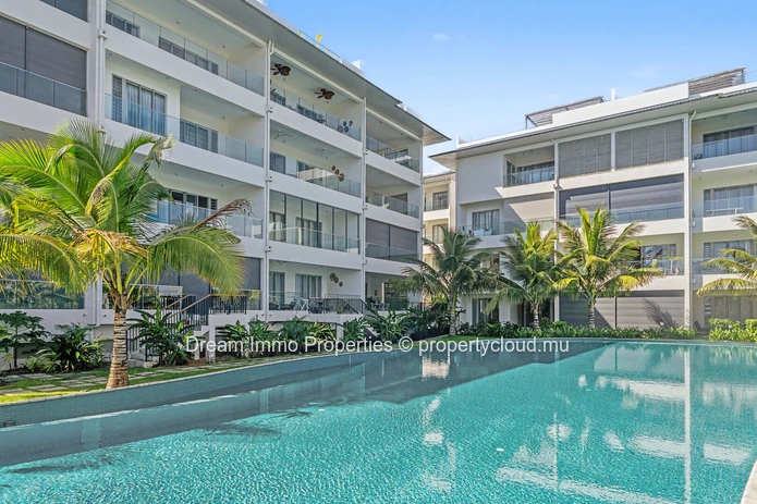 Élégant penthouse meublé de 3 chambres avec vue mer et piscine privée à Pereybère – Ile Maurice