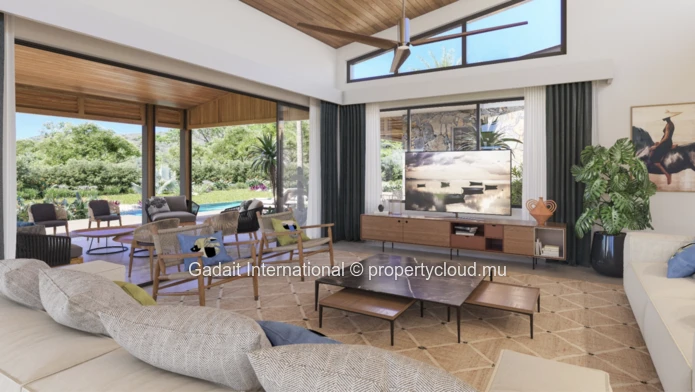 Villa contemporaine de prestige de 4 chambres sur la côte ouest de l'île Maurice