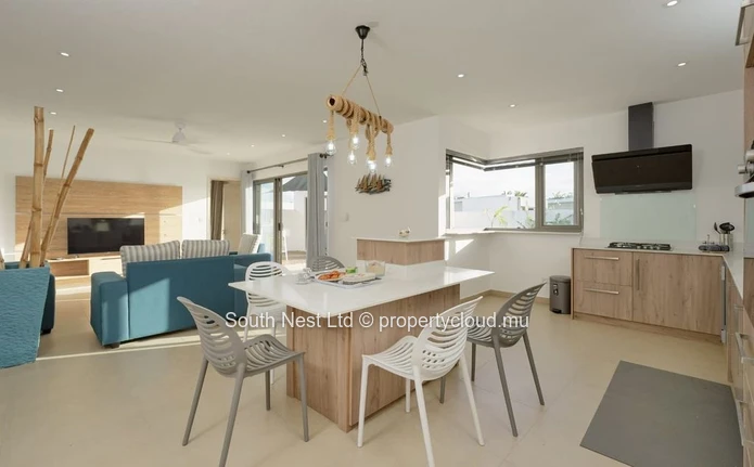 Villa contemporaine entièrement meublée de 3 chambres avec studio indépendant - Grand Baie