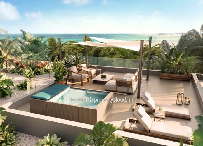 Magnifique penthouse flambant neuf de 2 chambres avec son toit-terrasse