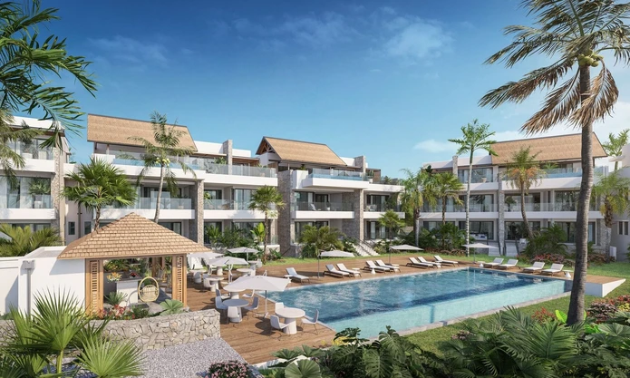 80M From The Sea! Furnished Apartments Near The Sea & Access To A 5* Hotel – Mauritius
