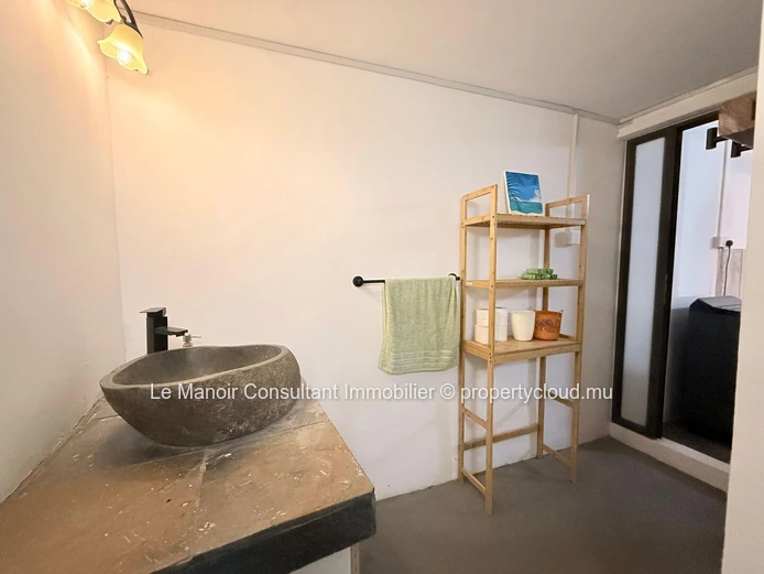 Maison individuelle de 2 étages avec toit-terrasse aménagé et vue mer- vendue entièrement meublée