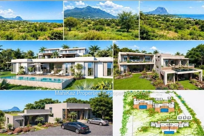 Prestigious Sea & Mountain View Land For Sale | Domaine Palmyre, Petite Rivière Noire