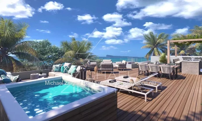 3 bedrooms Penthouse with panoramic views - Pointe aux canonniers