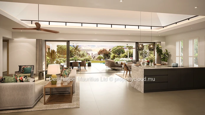 Présentation De Deux Villas De Luxe De Plain-Pied Avec 4 Chambres Et Lagon À Mont Choisy La Reserve - Destination Mau...