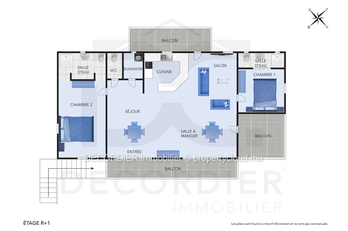 Appartement chaleureux à louer - Pereybere