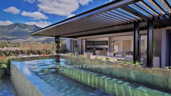 Fortier Beach, Rivière Noire. Apartment for sale at this exclusive address by the sea with few units available for an...