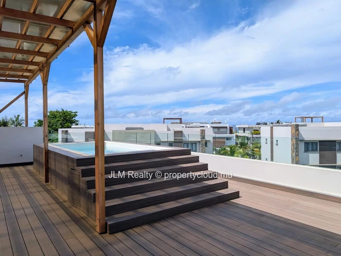 Penthouse with Private Rooftop and Pool for Sale in Pointe aux Canonniers, Mauritius