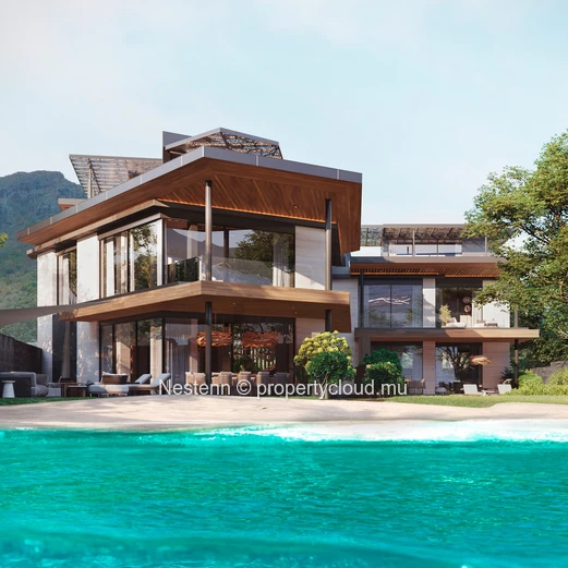 Rare villa de 3 chambres en suite pieds dans l'eau avec rooftop aménagé