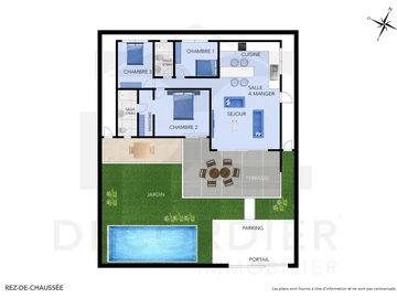 Maison de 3 Chambres