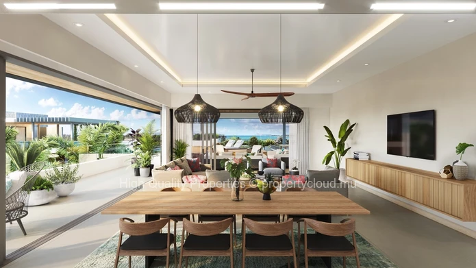 Penthouse de luxe de 3 chambres à vendre à Grand Baie, avec piscine