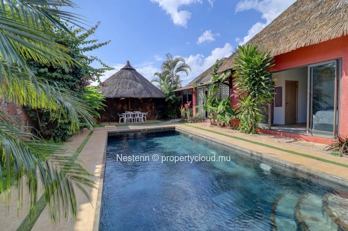 Charming villa in a secure residence in Pointe aux Piments