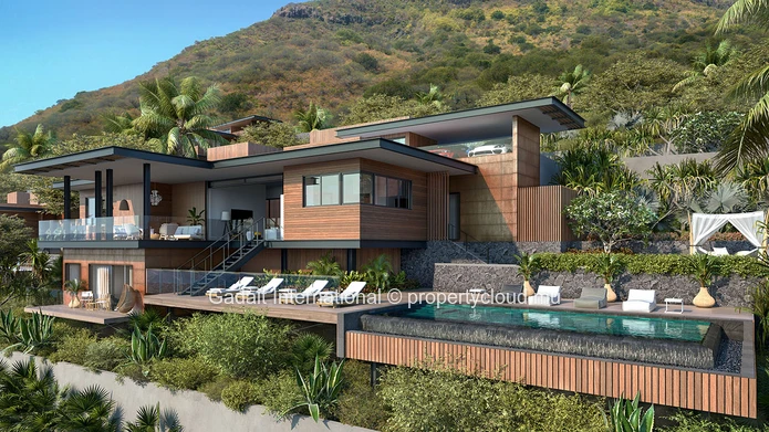 Duplex villa de luxe avec vue panoramique sur l'océan
