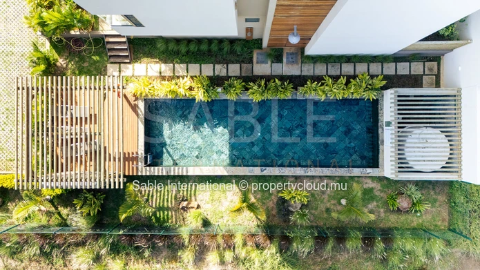 Appartement 3 chambres avec piscine à vendre à Flic en Flac