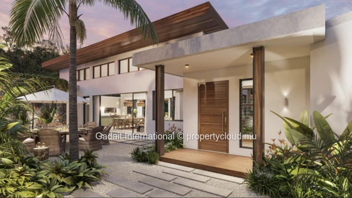 Villa contemporaine de prestige de 4 chambres sur la côte ouest de l'île Maurice