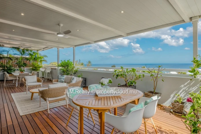 For Sale in Tamarin, Mauritius: Penthouse with Panoramic Sea View and Private Pool