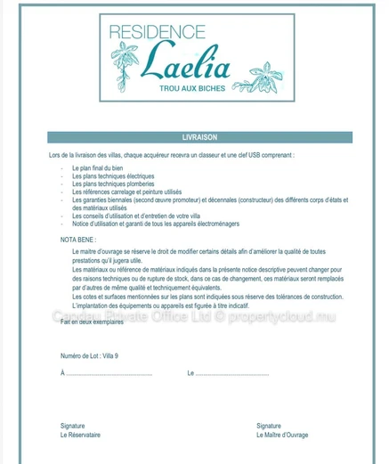 LAELIA VILLAS – TROU AUX BICHES - VILLA 3/4 CHAMBRES - 100m DE LA PLAGE!