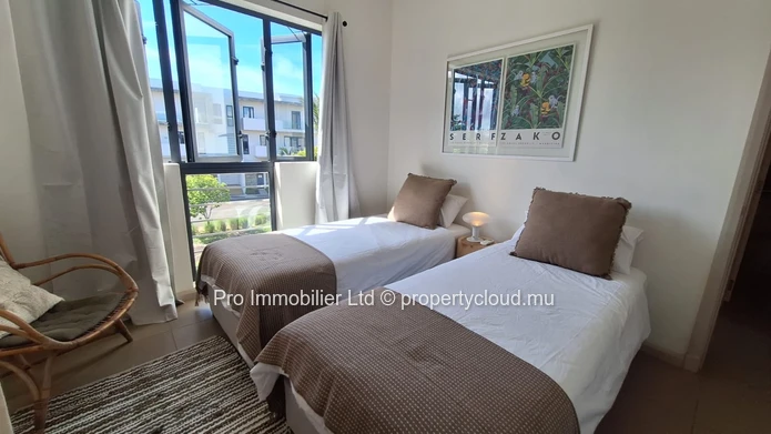 Appartement chaleureux et joliment meublé au premier étage à louer  Azuri Ocean & Golf Village, Roches Noires