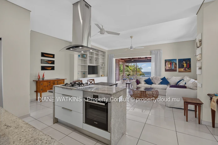 Beachfront Penthouse for Sale in Tamarin | 3 Bedrooms, Private Rooftop Terrace & Ocean Views
