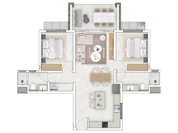 Appartement de 2 Chambres