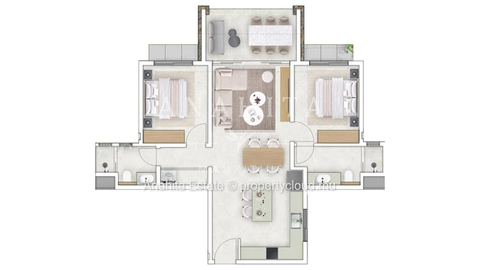 Appartement 2 chambres
