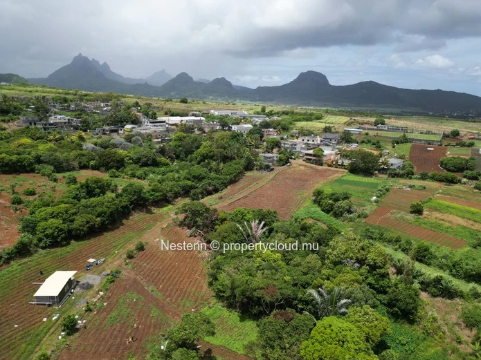 Residential land with mountain views with riverlet