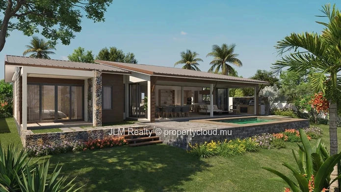 Villa contemporaine 4 chambres avec piscine, Tamarin, Île Maurice