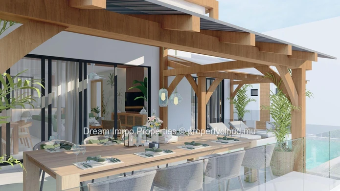 Very Large 400 Sqm Penthouse With Rooftop & Private Pool Close To The Sea In Pereybere - Mauritius