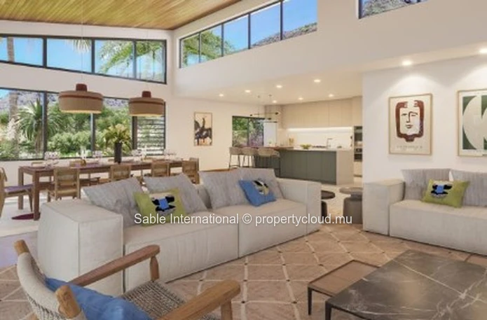 Luxurious Villa in Tamarin with Private Pool and Mountain Views 