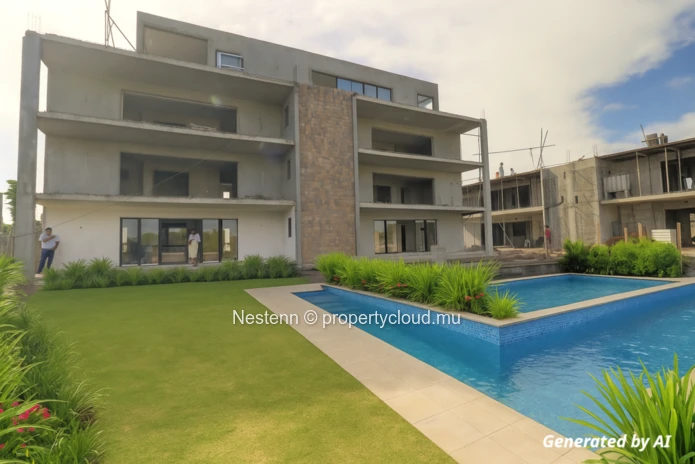 Appartement de 3 chambres avec piscine commune dans une résidence sécurisée 