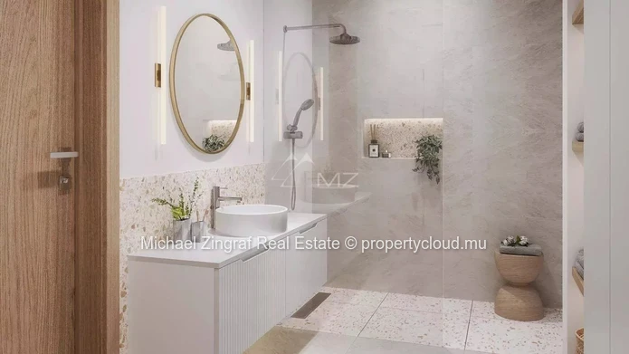 3 bedrooms apartment on groundfloor in Tamarin