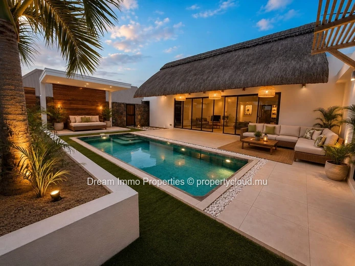 Superbes villas contemporaines neuves à proximité de la mer à Grand Baie – Ile Maurice