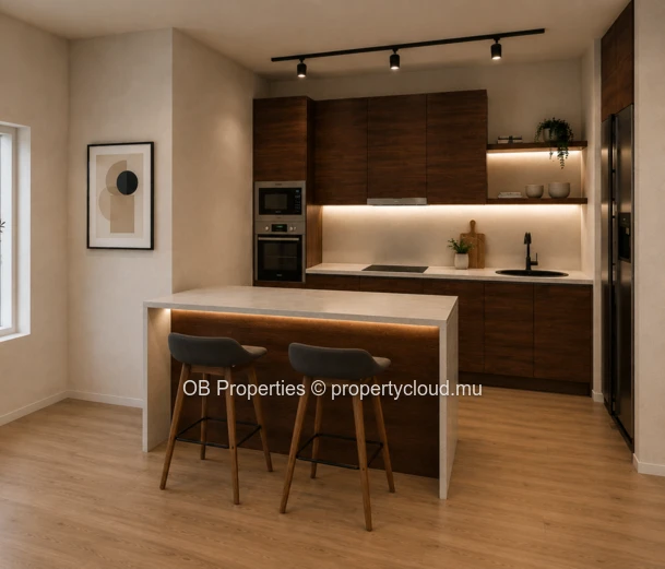 Penthouse spacieux avec vue sur mer