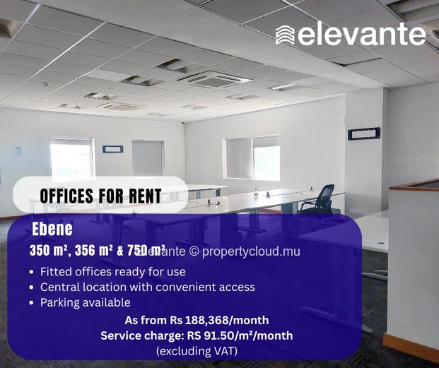 Bureaux Équipés à Louer à Ébène – Plusieurs Surfaces Disponibles
