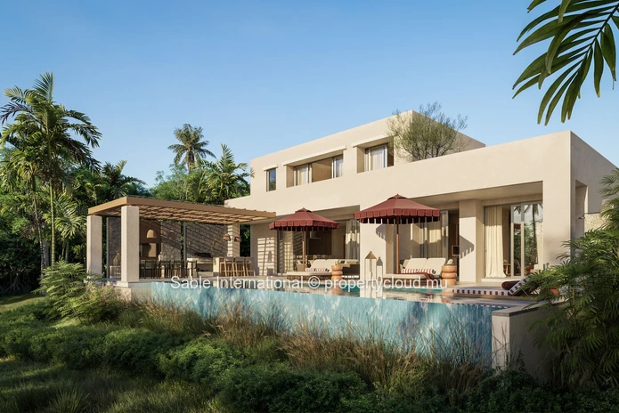 Villa de 3 chambres avec jardin à vendre à Bel Ombre