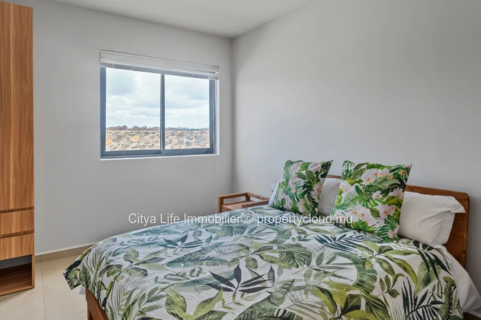 Appartement meublé 3 chambres avec piscine à louer à Grand Gaube