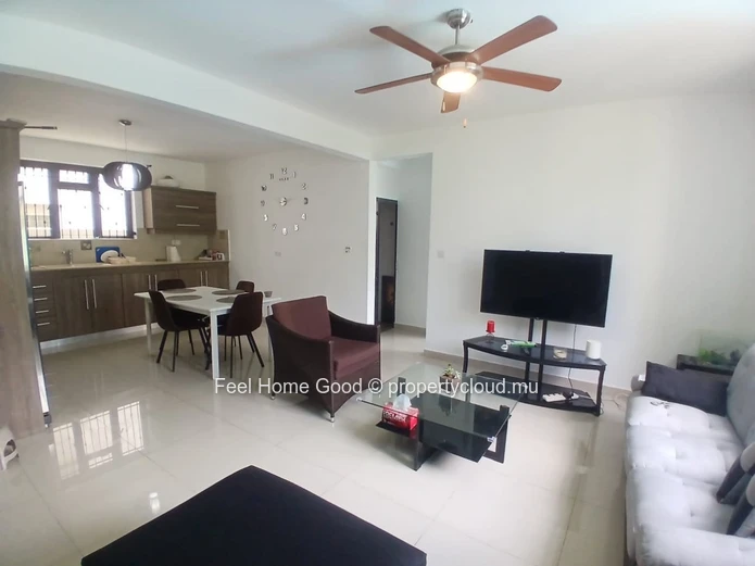 For rent in Flic en Flac | Furnished ground floor of a villa with private pool