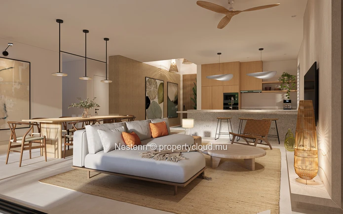 Incroyable villa de 4 chambres avec accès direct à la plage