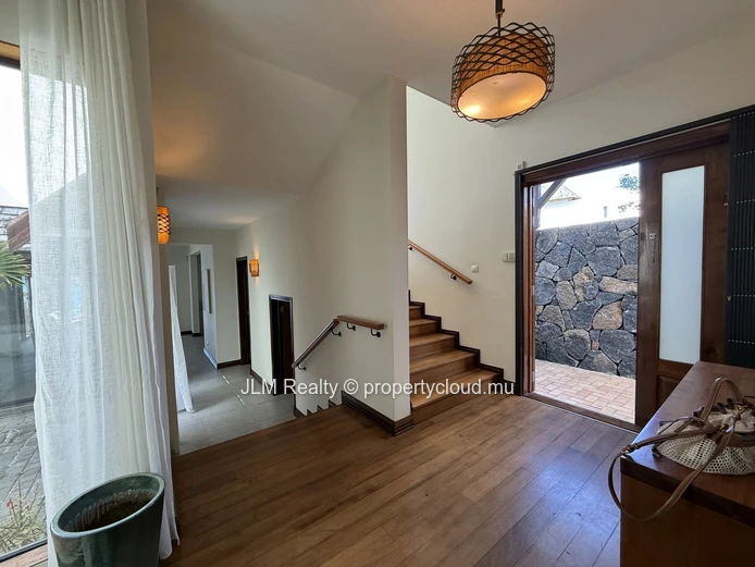 For Rent: Beachfront Villa with Private Pool in Pointe aux Canonniers, Mauritius