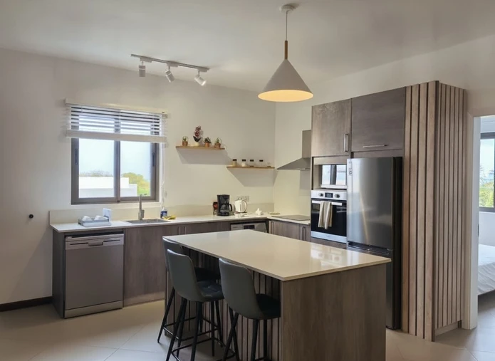 Appartement à louer à Flic-en-Flac – Rooftop avec vue sur mer