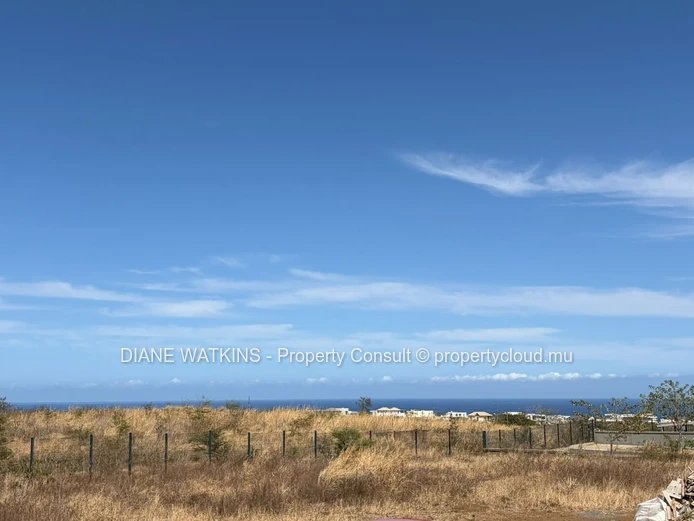 Residential Land for Sale in Flic en Flac with Sea and Mountain Views
