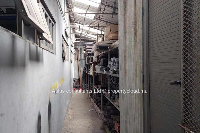 Industrial/Commercial Building For Sale with Mezzanine & Parking at Baie Du Tombeau, Terre Rouge.