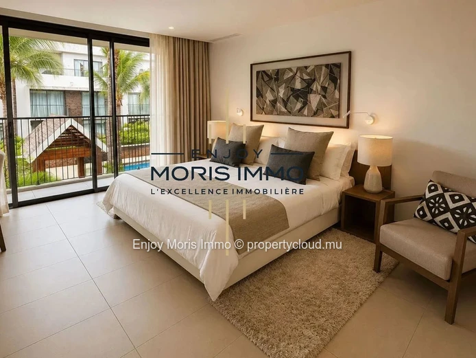 Appartement à vendre – Au Golf de Mont Choisy – Île Maurice – Vue golf – 3 chambres – Résidence de prestige